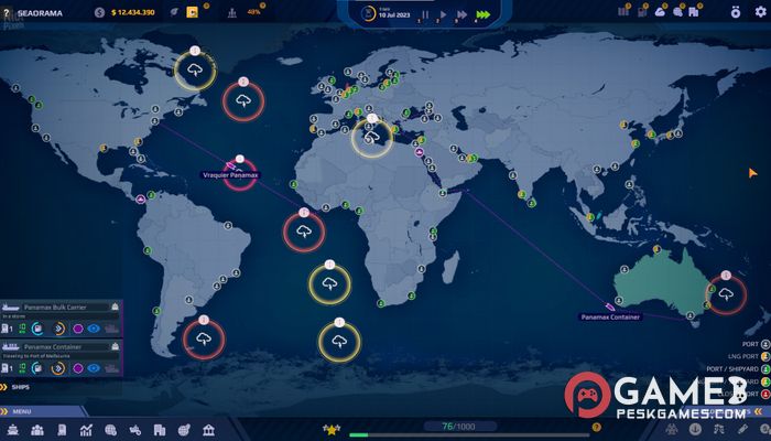 SeaOrama: World of Shipping Tam Sürüm Aktif Edilmiş Ücretsiz İndir