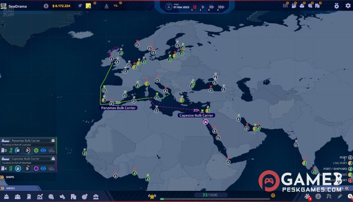 SeaOrama: World of Shipping Tam Sürüm Aktif Edilmiş Ücretsiz İndir