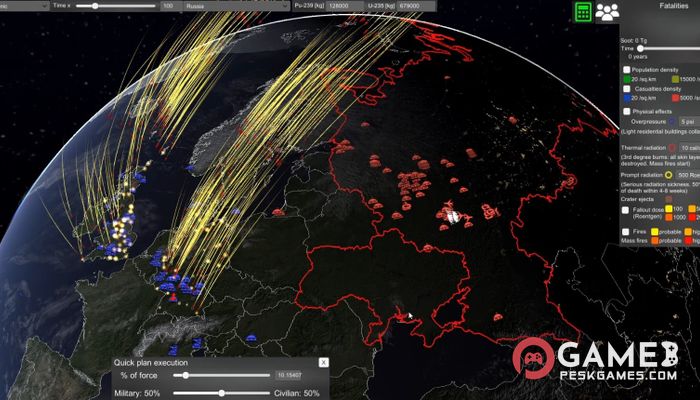 下载 Nuclear War Simulator 免费完整激活版