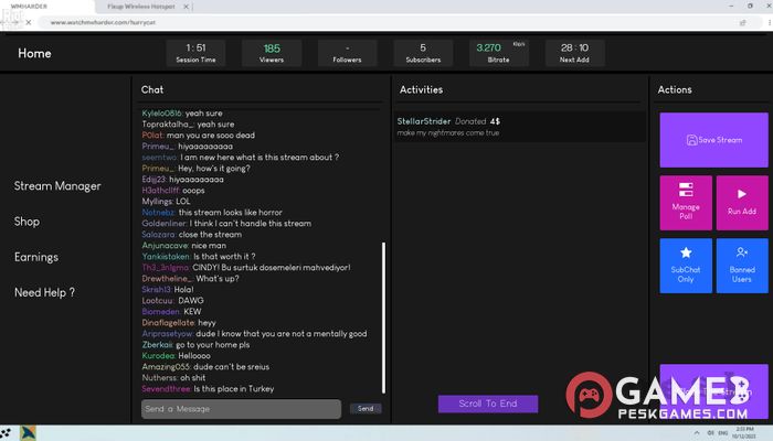 Madhouse Madness: Streamer’s Fate Tam Sürüm Aktif Edilmiş Ücretsiz İndir