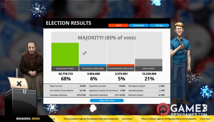 Скачать Democracy 4 полная версия активирована бесплатно