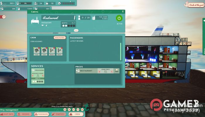 Descargar Cruise Ship Manager Completo Activado Gratis