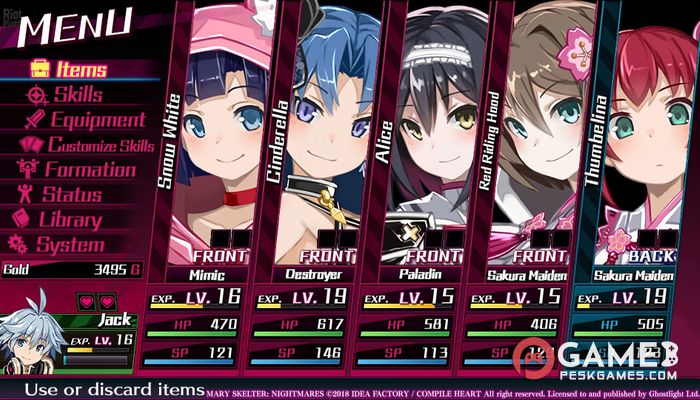 Télécharger Mary Skelter: Nightmares Gratuitement Activé Complètement