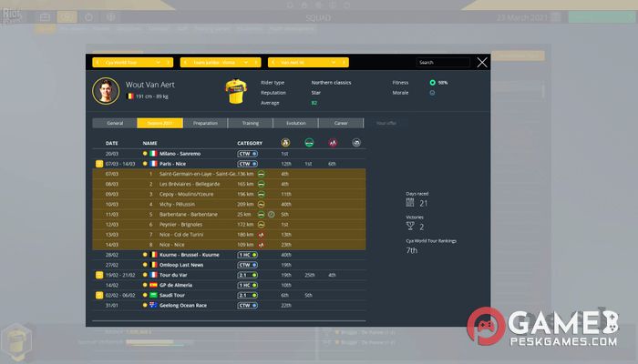 下载 Pro Cycling Manager 2021 免费完整激活版